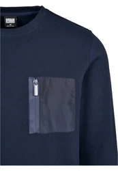 URBAN CLASSICS Rundhalspullover Military Crew Military
