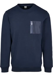 Rundhalspullover Herren Military Crew (1-tlg)
