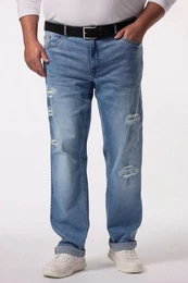 5-Pocket-Jeans Men+ Jeans Bauchfit Regular Fit 5-Pocket Destroys