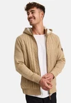 Indicode Sweatjacke INRandolph Beige/Braun/Khaki