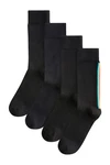 Next Basicsocken Signature Schwarz/Dunkelgrau