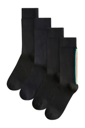 Next Basicsocken Signature Schwarz/Dunkelgrau