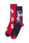 Next Basicsocken (2er-Pack) Rot/Grau