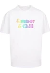 Merchcode T-Shirt Merchcode Herren Summer And Chill Rainbow Heavy Oversized Tee Regenbogen