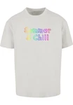 Merchcode T-Shirt Merchcode Herren Summer And Chill Rainbow Heavy Oversized Tee Regenbogen