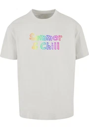 T-Shirt Herren Summer And Chill Rainbow Heavy Oversized Tee (1-tlg)