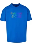 Merchcode T-Shirt Merchcode Herren Summer And Chill Rainbow Heavy Oversized Tee Regenbogen