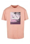 Merchcode T-Shirt Herren Rosa/Orange