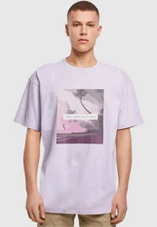 Merchcode T-Shirt Herren Lila/Rosa