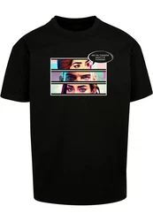 Merchcode T-Shirt Thinking Comic Heavy Oversized Tee Schwarz/Mischfarben