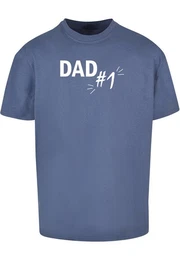 T-Shirt Herren Fathers Day - Dad number 1 Heavy Oversize Tee (1-tlg)