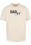 Merchcode T-Shirt Herren Fathers Day - Dad number 1 Heavy Oversize Tee Khaki/Beige/Gold Merchcode T-Shirt Herren Fathers Day - Dad number 1 Heavy Oversize Tee Khaki/Beige/Gold