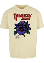 T-Shirt Herren Thin Lizzy - Rose Color Heavy Oversize Tee (1-tlg)