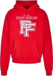 Merchcode Kapuzensweatshirt Park Fields - Icon Ultra Heavy Hoody (1-tlg) Rot/Rosa