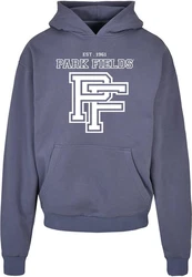 Merchcode Kapuzensweatshirt Park Fields - Icon Ultra Heavy Hoody (1-tlg) Blau/Dunkelblau/Lila