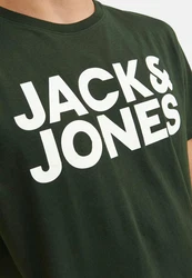 Jack & Jones T-Shirt 3er Pack Corp Dunkelgrün/Grün