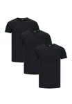 Jack & Jones T-Shirt 3er Pack Basic Dunkelblau/Schwarz Jack & Jones T-Shirt 3er Pack Basic Dunkelblau/Schwarz