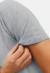 Jack & Jones T-Shirt 3er Pack Basic Grau/Hellgrau