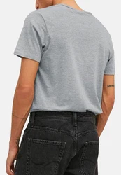 Jack & Jones T-Shirt 3er Pack Basic Grau/Hellgrau