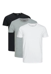 T-Shirt 3er Pack Basic (Spar-Set, 3-tlg) T-Shirt - Baumwolle - Atmungsaktiv