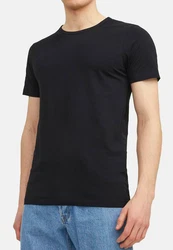 Jack & Jones T-Shirt 3er Pack Basic Grau/Weiß/Hellgrau