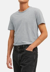 Jack & Jones T-Shirt 3er Pack Basic Grau/Hellgrau