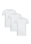 Jack & Jones T-Shirt 3er Pack Basic Weiß/Grau