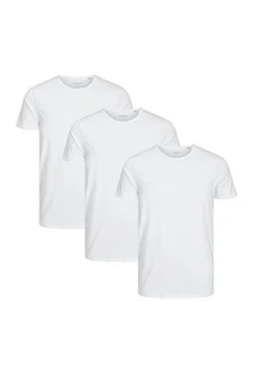 Jack & Jones T-Shirt 3er Pack Basic Weiß/Grau