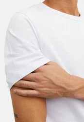 Jack & Jones T-Shirt 3er Pack Basic Weiß/Grau