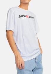 Jack & Jones T-Shirt 3er Pack Basic Schwarz/Hellblau/Lila