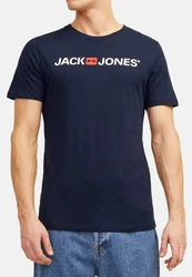 Jack & Jones T-Shirt 3er Pack Basic Dunkelblau/Schwarz/Hellblau