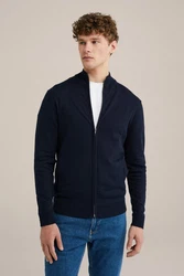 WE Fashion Cardigan Dunkelblau