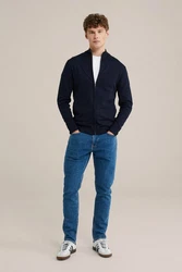 WE Fashion Cardigan Dunkelblau