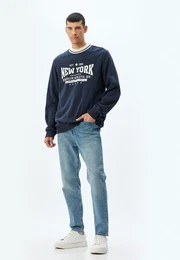 5-Pocket-Jeans Normale Leibhhe Tapered
