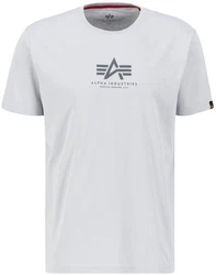 Alpha Industries Rundhalsshirt Basic T Grau/Hellgrau