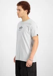 Alpha Industries Rundhalsshirt Basic T Grau/Hellgrau