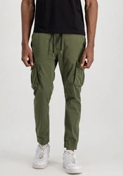 Alpha Industries Cargohose Cotton Twill Jogger Dunkelgrün/Khaki/Grün