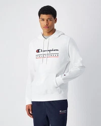 Champion Kapuzensweatshirt Weiß/Rot/Gelb