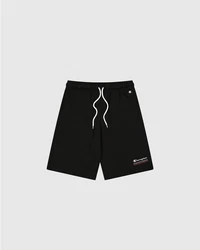 Champion Sweatshorts Schwarz/Beige