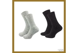 NERS Arbeitssocken Wintersocken Extra Warm Schwarz/Grau/Dunkelgrau