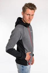 DEPROC Active Fleecejacke ELM NEW OS MEN Dunkelrot/Rot/Hellgrau/Hellblau/Dunkelgrau/Orange/Gelb