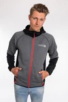 DEPROC Active Fleecejacke ELM NEW OS MEN Dunkelrot/Rot/Hellgrau/Hellblau/Dunkelgrau/Orange/Gelb