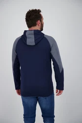 DEPROC Active Fleecejacke ELM NEW OS MEN Dunkelblau/Grau/Hellblau/Lila