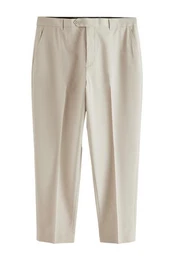 Stoffhose Elegante Relaxed Fit Stretchhose mit Tapered Bein (1-tlg)