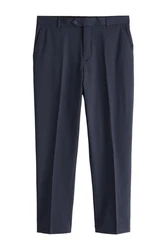 Next Stoffhose Elegante Relaxed Fit Stretchhose mit Tapered Bein Blau/Dunkelblau/Hellblau