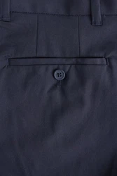 Next Stoffhose Elegante Relaxed Fit Stretchhose mit Tapered Bein Blau/Dunkelblau/Hellblau