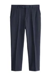 Next Stoffhose Elegante Relaxed Fit Stretchhose mit Tapered Bein Blau/Dunkelblau/Hellblau