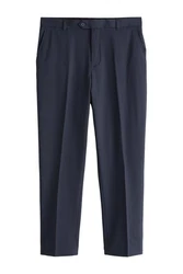 Next Stoffhose Elegante Relaxed Fit Stretchhose mit Tapered Bein Blau/Dunkelblau/Hellblau