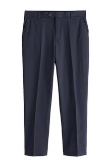 Next Stoffhose Elegante Relaxed Fit Stretchhose mit Tapered Bein Blau/Dunkelblau/Hellblau
