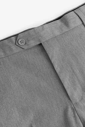 Next Stoffhose Elegante Relaxed Fit Stretchhose mit Tapered Bein Grau/Hellgrau